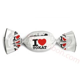 I Love Tokat Logolu Bonbon Şeker