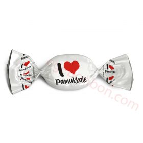 I Love Pamukkale Logolu Bonbon Şeker
